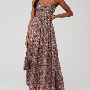 NWT For Love & Lemons Joelle Maxi Dress xXS